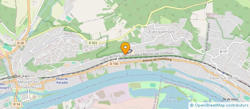 localisation de l'entreprise SELARL DR NASSIM BRAIK  EVECQUEMONT