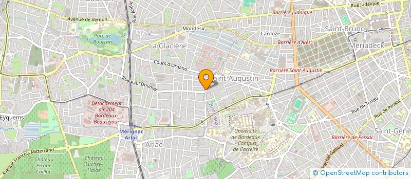 localisation de l'entreprise SELARL DR NICOLAS POMMIER à MERIGNAC