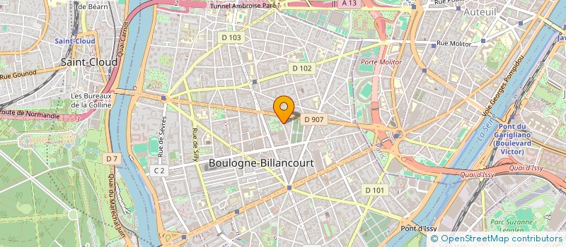localisation de l'entreprise SELARL DR NOEMI SCHLUSSELBERG à BOULOGNE-BILLANCOURT