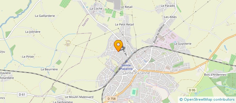 localisation de l'entreprise SELARL DR OLIVIER JOHANNET à SAINTE-PAZANNE