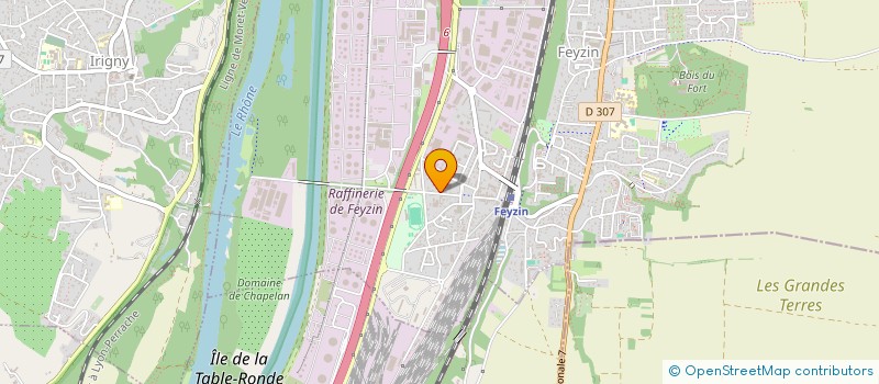 localisation de l'entreprise SELARL DR RAMBAUD MAXIME  FEYZIN