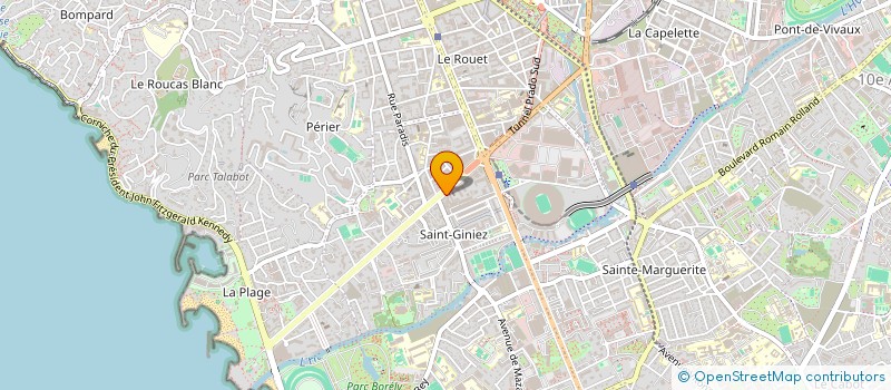 localisation de l'entreprise SELARL DR RAYLET  MARSEILLE