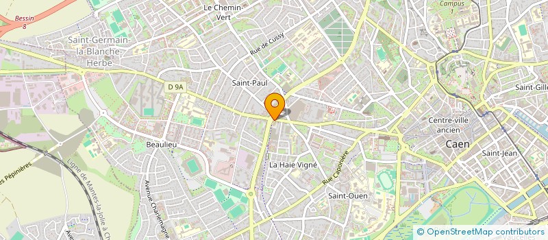 localisation de l'entreprise SELARL DR ROCQUES à CAEN