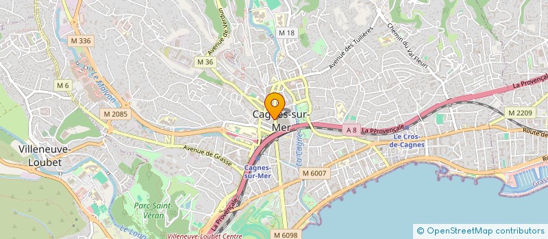 localisation de l'entreprise SELARL DR SAFARI à CAGNES-SUR-MER