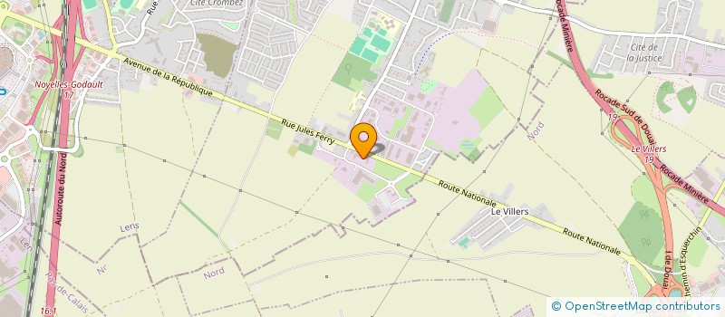 localisation de l'entreprise SELARL DR TAIBI  COURCELLES-LES-LENS