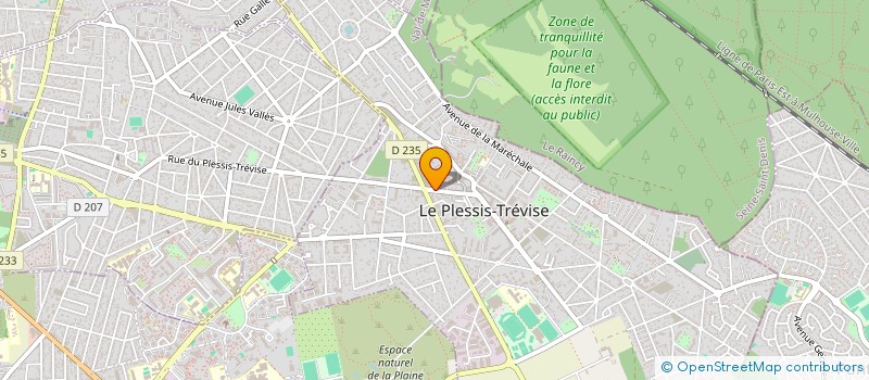 localisation de l'entreprise SELARL DR THIERRY GULIAN à LE PLESSIS-TREVISE