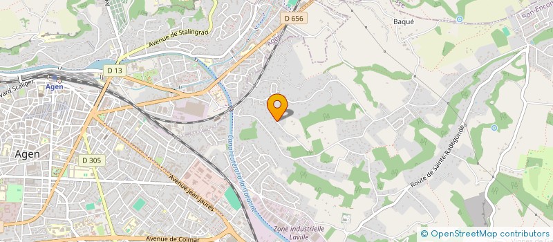 localisation de l'entreprise SELARL DR VANDENHOVE PIERRE  BON-ENCONTRE