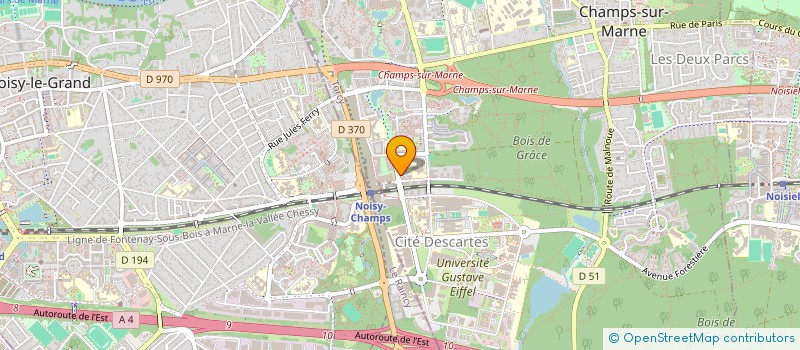 localisation de l'entreprise SELARL DR VASILOVICI ET CO  CHAMPS-SUR-MARNE