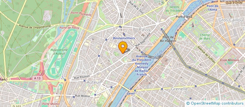 localisation de l'entreprise SELARL DR YANN ASSAF  PARIS