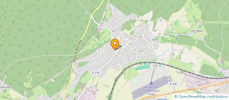 localisation de l'entreprise SELARL DRS BAETZ GARNIER ET P Y GARNIER  THISE