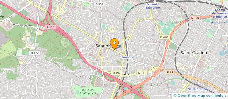 localisation de l'entreprise SELARL DRS BOKOBZA MAAREK & ASSOCIE à SANNOIS