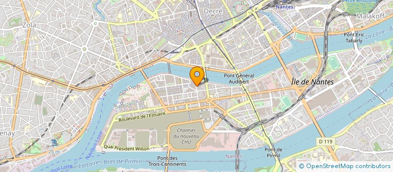 localisation de l'entreprise SELARL DU BAC à NANTES