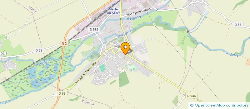 localisation de l'entreprise SELARL DU BOIS JOLI DES DOCTEURS VETERINAIRES FERREIRA ET GARCON à MARLE
