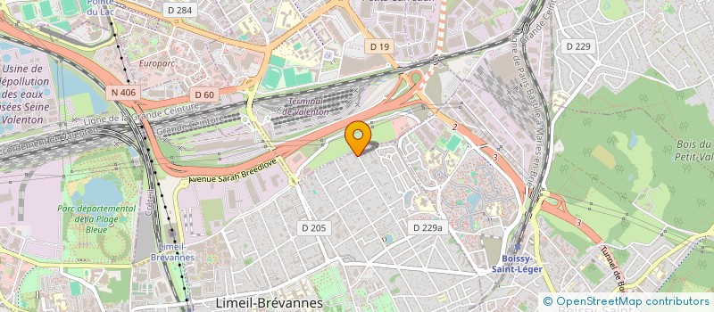 localisation de l'entreprise SELARL DU CABINET D'INFIRMIERS TAMALOU  LIMEIL-BREVANNES