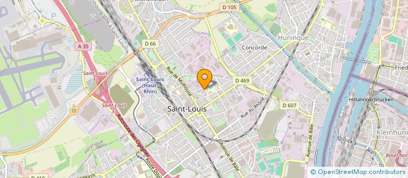localisation de l'entreprise SELARL DU CABINET DE CHIRURGIE-DENTAIRE DU DOCTEUR DAVID BERGS à SAINT-LOUIS