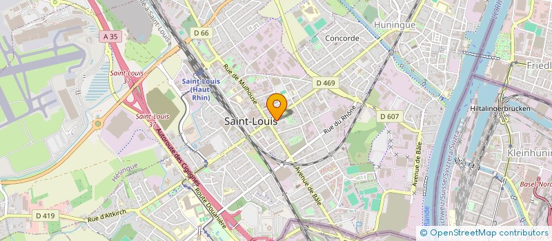 localisation de l'entreprise SELARL DU CABINET DE CHIRURGIE DENTAIRE DU DOCTEUR NICOLAS RAIDOT à SAINT-LOUIS