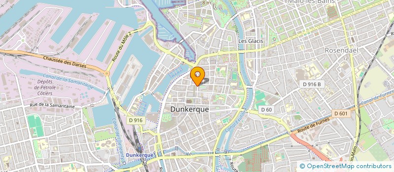 localisation de l'entreprise SELARL DU CABINET DENTAIRE DU DOCTEUR DOMINIQUE DOCO à DUNKERQUE
