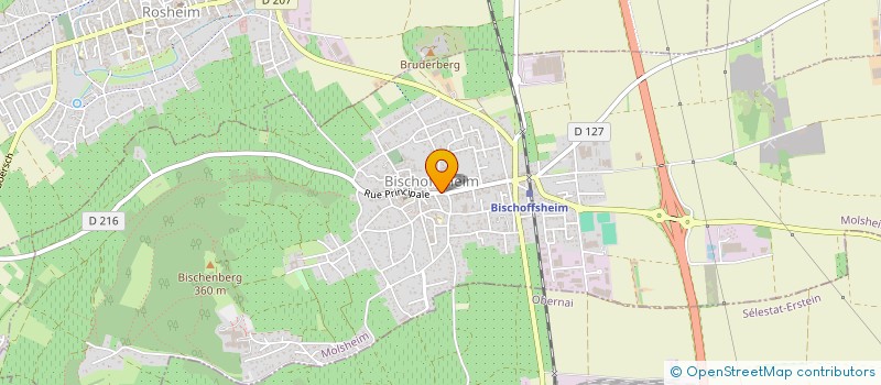 localisation de l'entreprise SELARL DU CABINET DENTAIRE DU DR ANCEL  BISCHOFFSHEIM