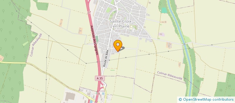 localisation de l'entreprise SELARL DU CABINET DENTAIRE DU DR APOLLINE BAUMERT  OBERHERGHEIM