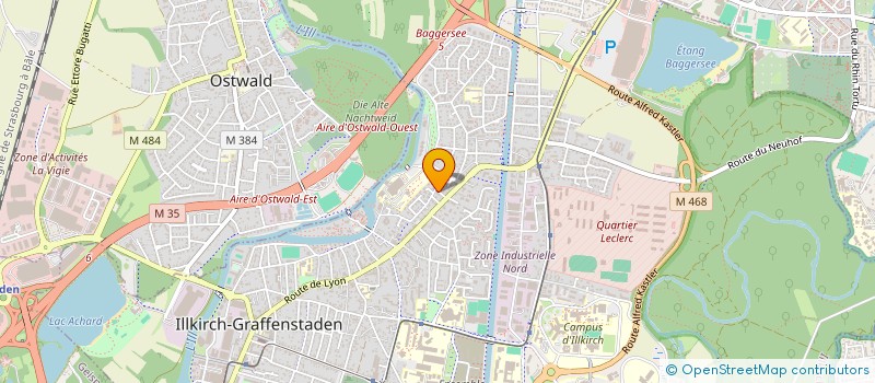 localisation de l'entreprise SELARL DU CABINET DENTAIRE DU DR LAETITIA BECOT  ILLKIRCH-GRAFFENSTADEN