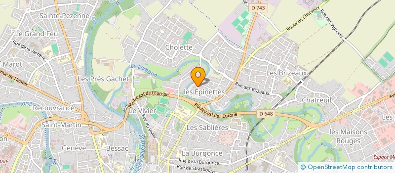 localisation de l'entreprise SELARL DU CABINET DU DOCTEUR EMILIE BLOT à NIORT