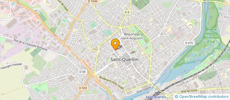 localisation de l'entreprise SELARL DU CHIRURGIEN-DENTISTE DU DOCTEUR SIEJA MATTHIEU à SAINT-QUENTIN