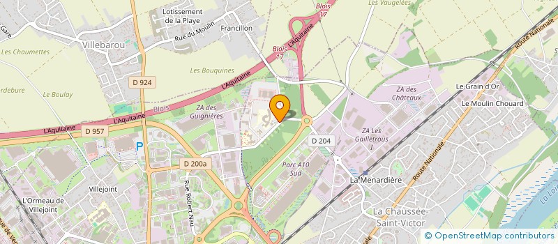 localisation de l'entreprise SELARL DU DOCTEUR AKPOSSO à LA CHAUSSEE-SAINT-VICTOR