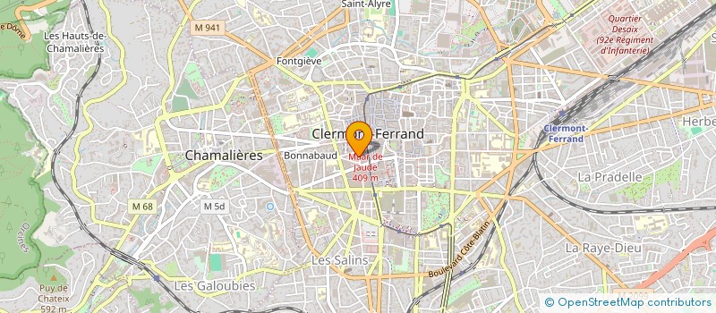 localisation de l'entreprise SELARL DU DOCTEUR ALEXANDRA NORMAND  CLERMONT-FERRAND