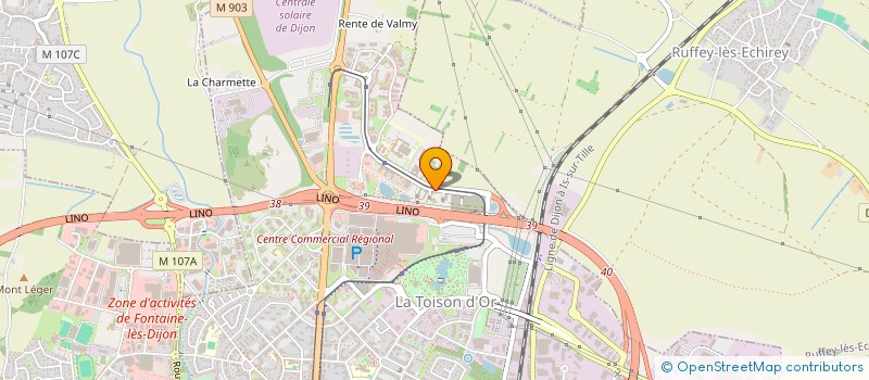 localisation de l'entreprise SELARL DU DOCTEUR ALEXANDRE SIMON  DIJON