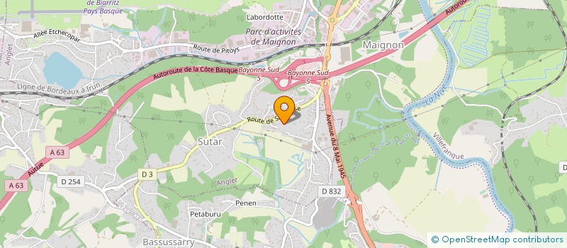 localisation de l'entreprise SELARL DU DOCTEUR ALIX BOURGELA à BIARRITZ