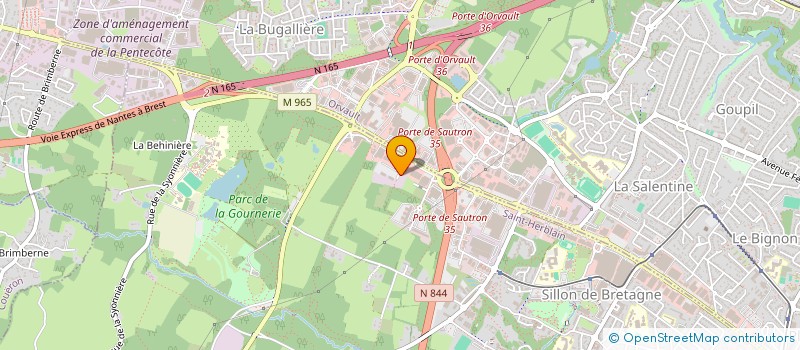 localisation de l'entreprise SELARL DU DOCTEUR ALLIOT à SAINT-HERBLAIN