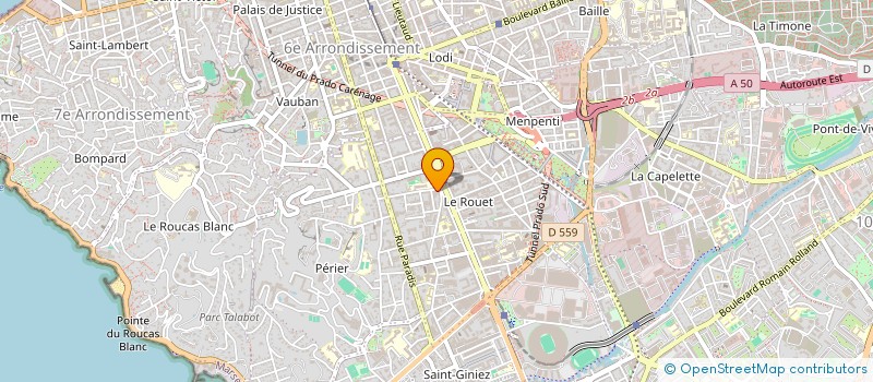 localisation de l'entreprise SELARL DU DOCTEUR AMAR ELISABETH à MARSEILLE