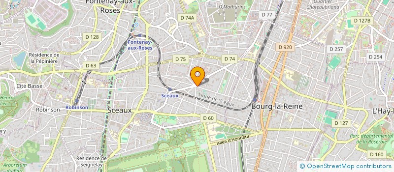 localisation de l'entreprise SELARL DU DOCTEUR AMATO à SCEAUX