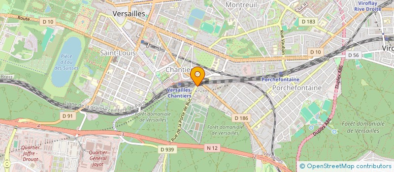 localisation de l'entreprise SELARL DU DOCTEUR AMAURY D'UTRUY à VERSAILLES
