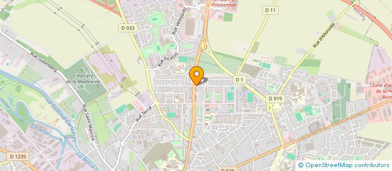 localisation de l'entreprise SELARL DU DOCTEUR AMJAD RAJA  FLERS-SUR-NOYE