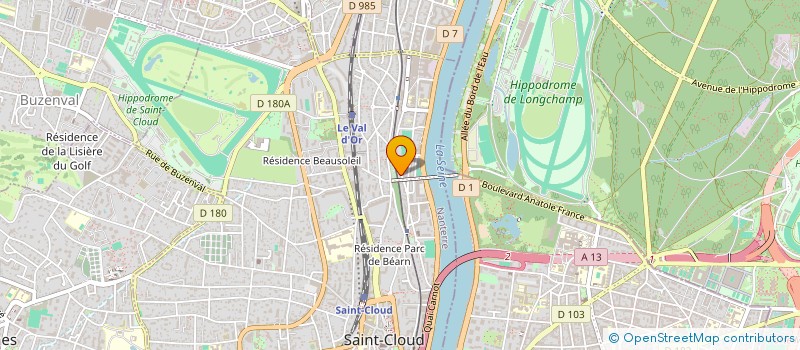 localisation de l'entreprise SELARL DU DOCTEUR ANNE SCHERRER à SAINT-CLOUD