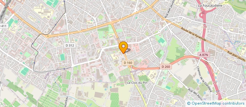 localisation de l'entreprise SELARL DU DOCTEUR ANNELISE FOUCHER-LEZLA  ANGERS