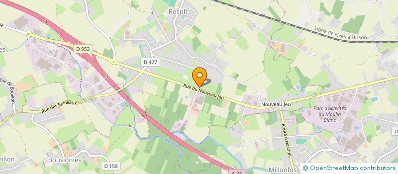 localisation de l'entreprise SELARL DU DOCTEUR AURELIE JACQUEMONT  ROSULT