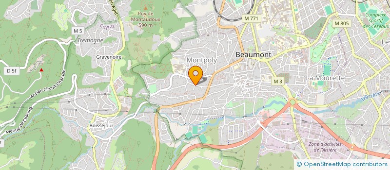 localisation de l'entreprise SELARL DU DOCTEUR AURORE BOUCHET à BEAUMONT