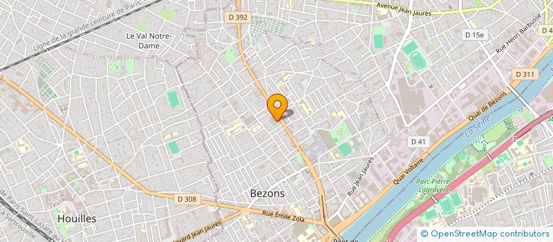 localisation de l'entreprise SELARL DU DOCTEUR AXEL BONAN  BEZONS