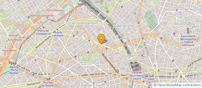 localisation de l'entreprise SELARL DU DOCTEUR AYE - DE VAUREIX  PARIS