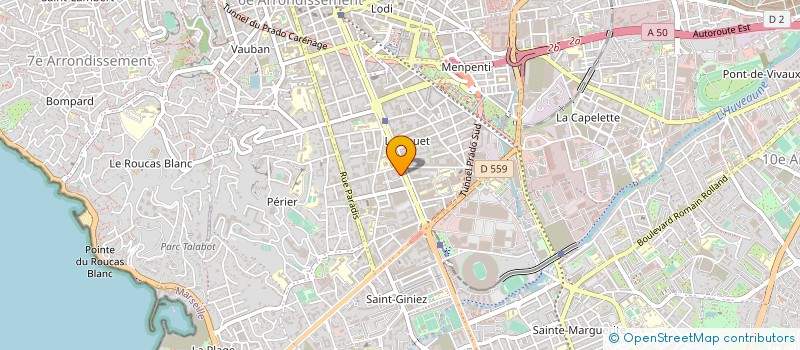 localisation de l'entreprise SELARL DU DOCTEUR AYMERIC FAURE à MARSEILLE