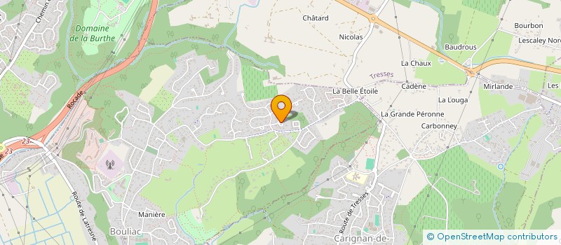 localisation de l'entreprise SELARL DU DOCTEUR BABAUD  BOULIAC