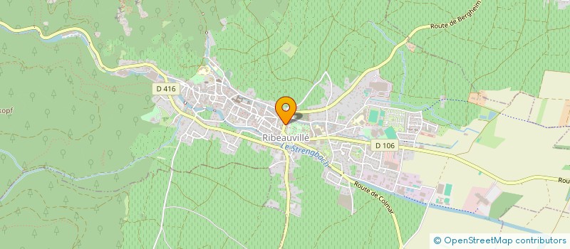 localisation de l'entreprise SELARL DU DOCTEUR BEDARRIDES  RIBEAUVILLE