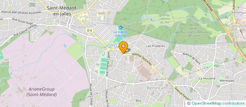 localisation de l'entreprise SELARL DU DOCTEUR BEHBAHANI à SAINT-MEDARD-EN-JALLES