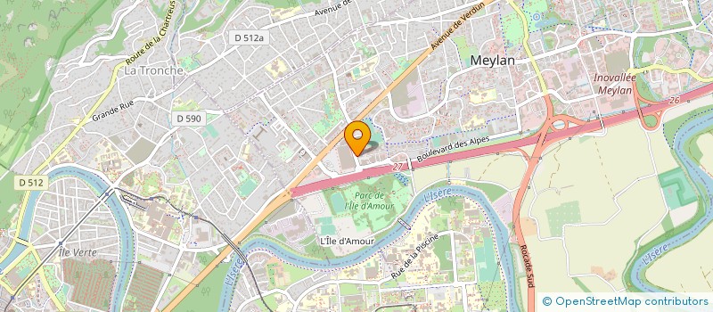 localisation de l'entreprise SELARL DU DOCTEUR BEILLE à MEYLAN