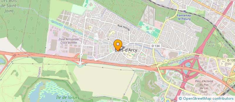 localisation de l'entreprise SELARL DU DOCTEUR BENJAMIN AZOULAY à BOIS-D'ARCY
