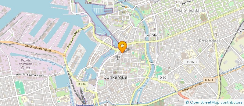 localisation de l'entreprise SELARL DU DOCTEUR BENJAMIN BOUET à DUNKERQUE