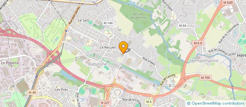 localisation de l'entreprise SELARL DU DOCTEUR BENJAMIN ROTH  VILLENEUVE-D'ASCQ