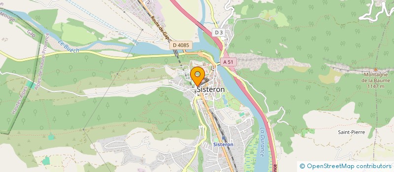 localisation de l'entreprise SELARL DU DOCTEUR BERNARD CESANO à SISTERON